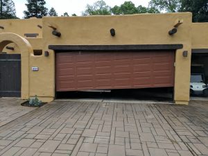 Off Track Garage Door Repair Project | Whittier, CA