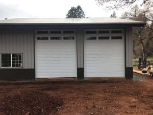 high opening residential garage door installation