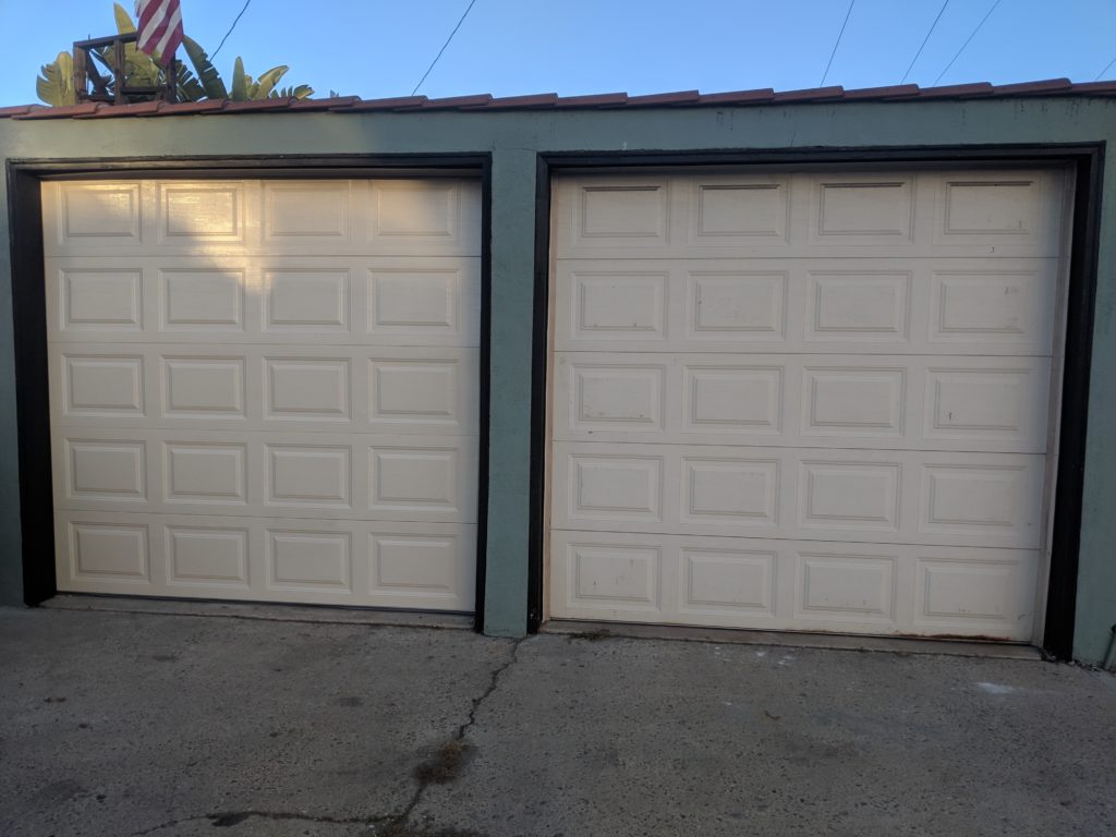 new single garage door long beach, ca installation