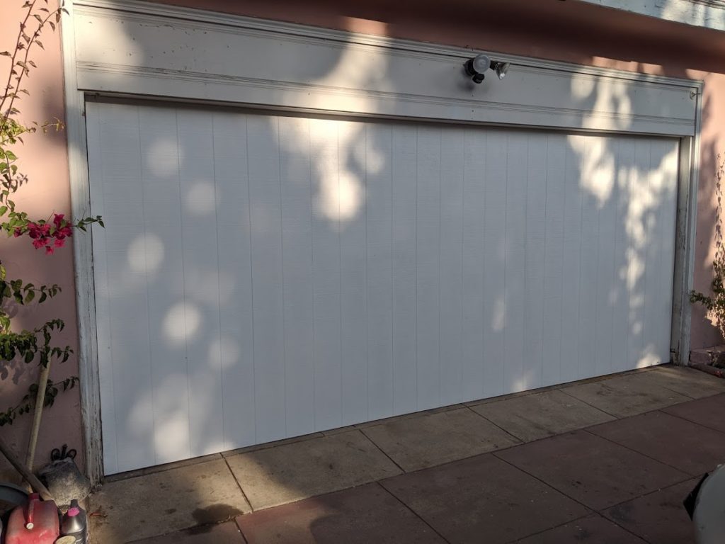 New One Piece Wood Garage Door | Pasadena, CA